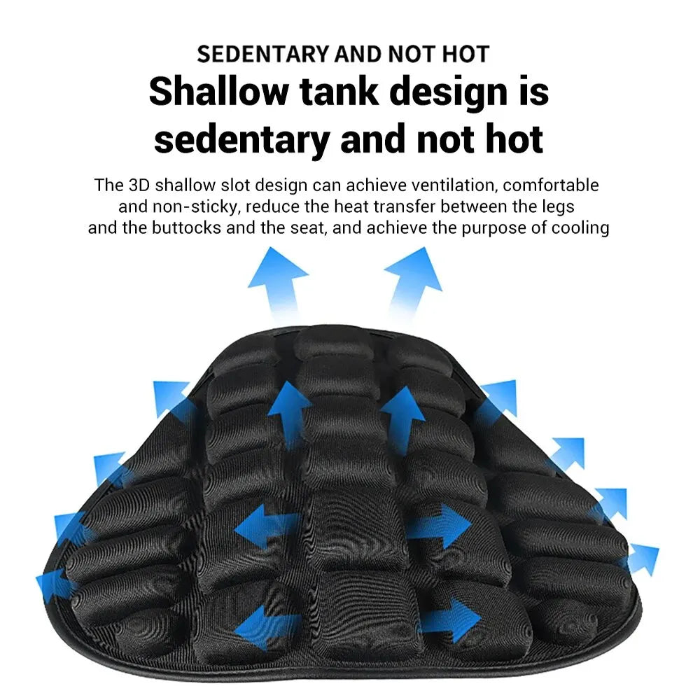 Motorcycles Seat Cover Cushion EVA Foam Soft Comfortable Relief Seat Cushion Universal for Motorbike Electric Bike Air Seat