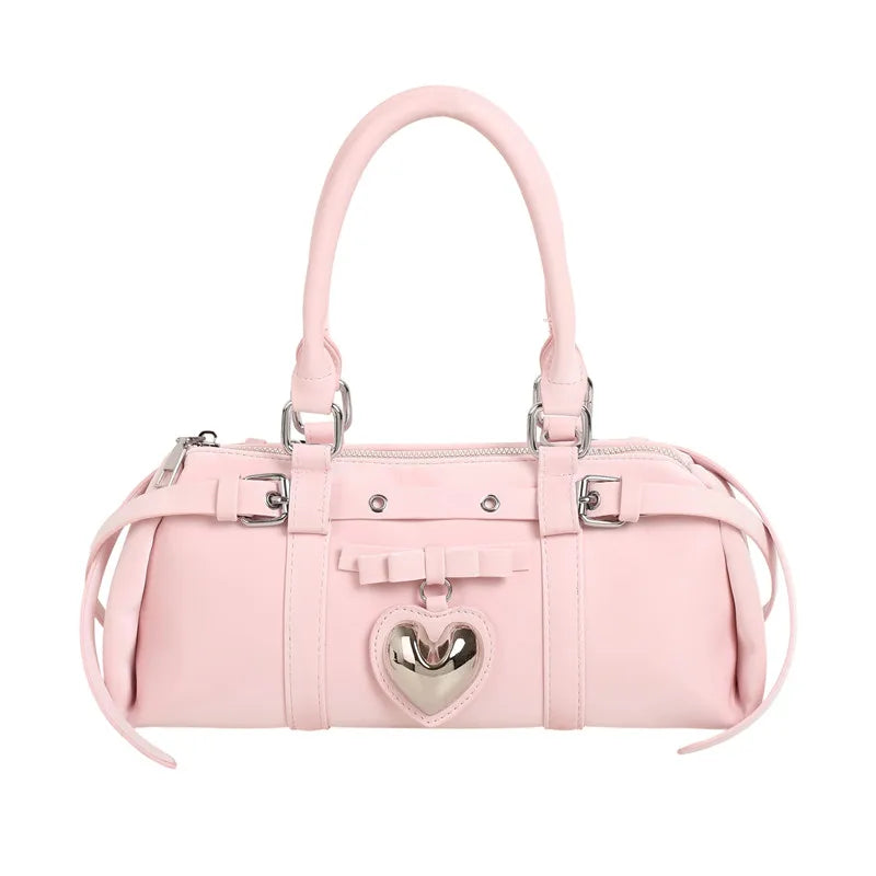 Nouveau en 2025 sacs à main de créateur Style français mode femme sacs mignon sac à main en cuir PU coeur rouge sacs fourre-tout décontractés paquets de dame