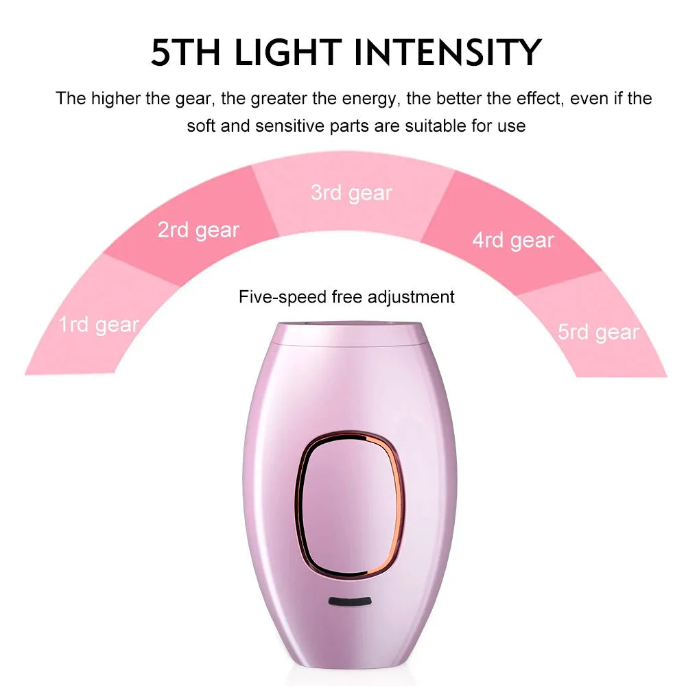Appareil de beauté pour le rajeunissement de la peau et l'élimination des marques par photons, pour l'épilation à domicile, rasoir pour l'épilation des poils du maillot.