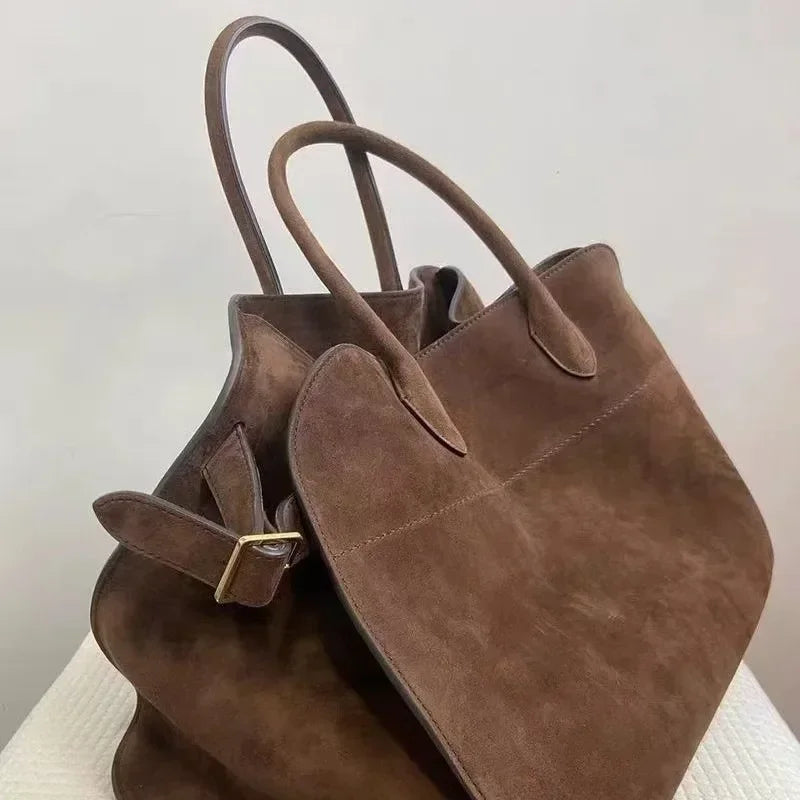 Ladies Large Capacity Commuter Tote Bag Trendy Design Vintage Handbag Fashionable Shoulder Bag for Women Practical Accessory