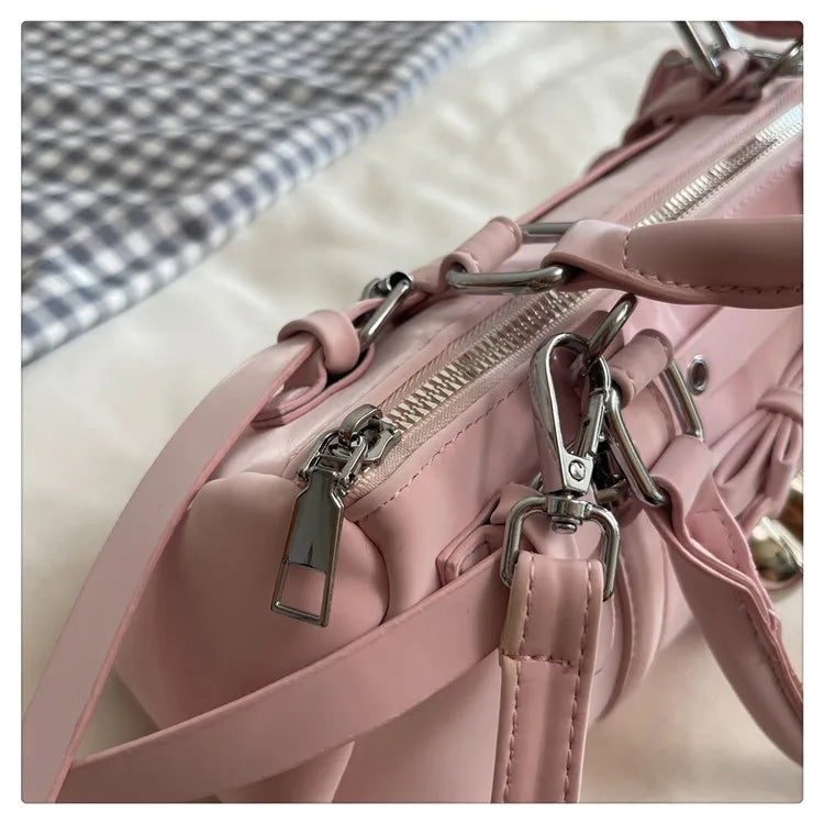 Nouveau en 2025 sacs à main de créateur Style français mode femme sacs mignon sac à main en cuir PU coeur rouge sacs fourre-tout décontractés paquets de dame