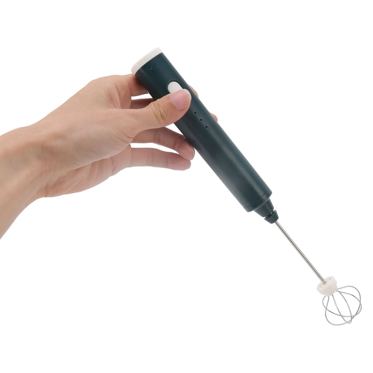 Mini mousseur à lait électrique, chargeur USB, léger, en acier inoxydable, 3 agitateurs électriques, multifonction pour magasin de boissons