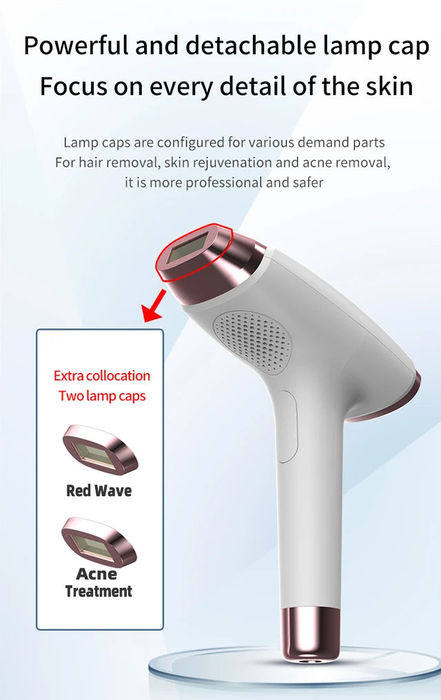 Épilateur laser IPL permanent Dépilatrices pour femmes Machine de rasage et de coupe de cheveux Rasoir et tondeuse pour hommes Épilation laser