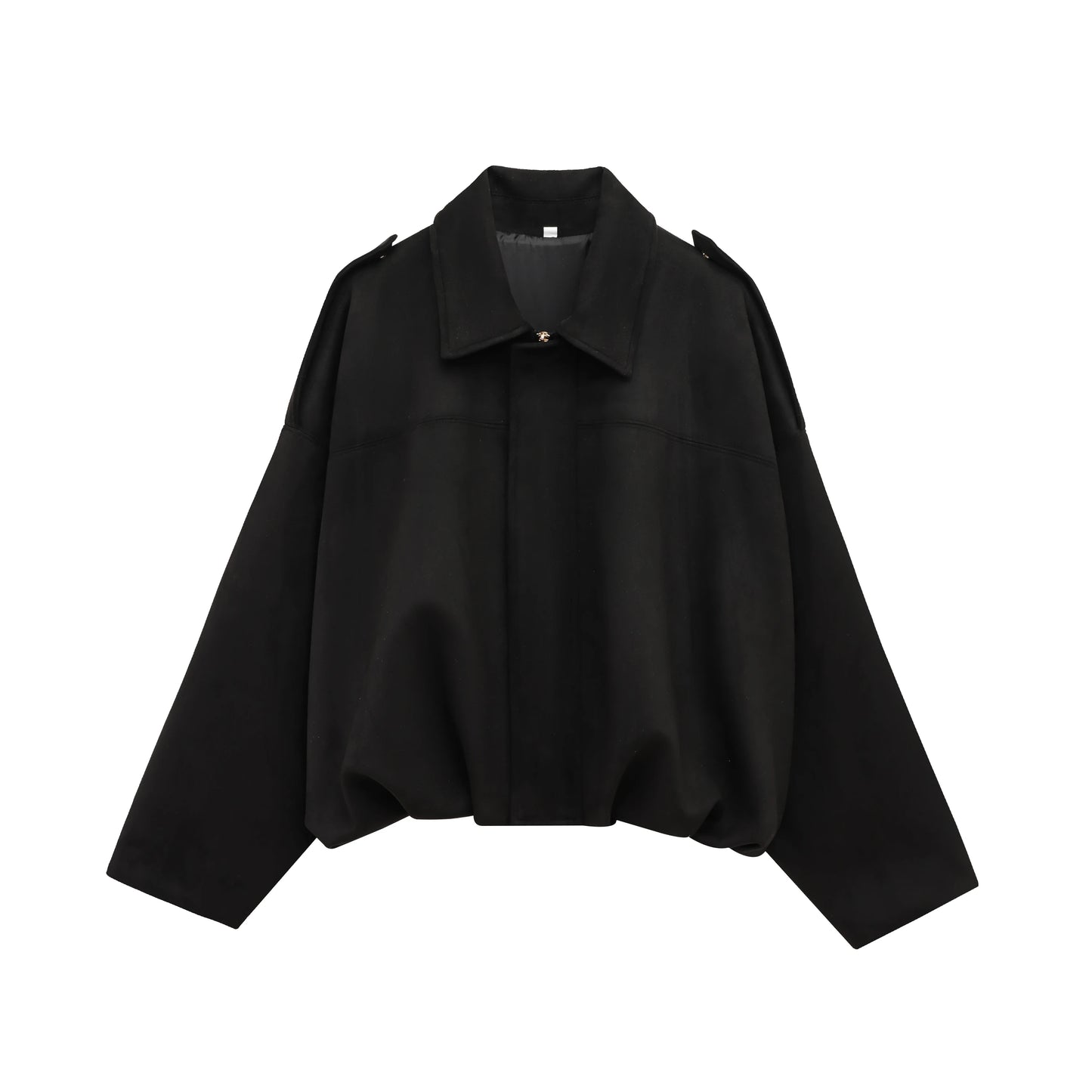 Veste bombers à effet daim et couleur unie pour femme, pour le printemps et l'automne