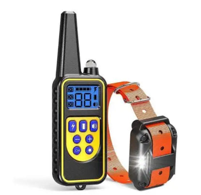 Collier de dressage électrique pour chien, étanche, Rechargeable, télécommande pour animaux de compagnie, avec écran LCD, pour toutes les tailles, colliers anti-aboiement, 40% de réduction