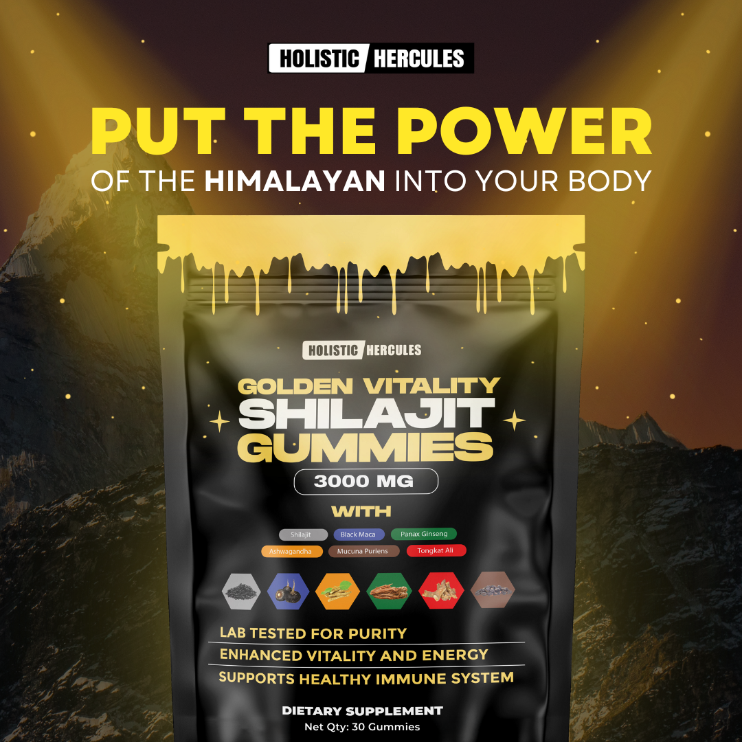 Voici la traduction en français :Gommes de Shilajit Hercules