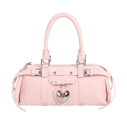 Nouveau en 2025 sacs à main de créateur Style français mode femme sacs mignon sac à main en cuir PU coeur rouge sacs fourre-tout décontractés paquets de dame