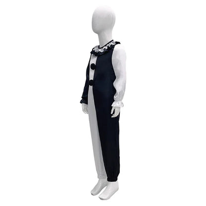 Terrifier fille Costume robe squelette enfant Cosplay effrayant horreur body combinaison Art le Clown Joker Halloween Costume masque Costume