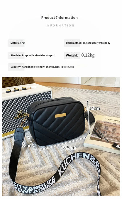 Sac à bandoulière en PU pour femmes, sac à bandoulière pour appareil photo, sac pour téléphone portable, sac à bandoulière décontracté de bonne qualité