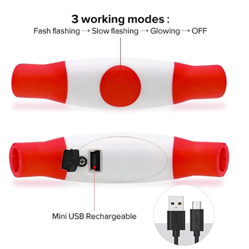Collier de chien lumineux Led, collier de chargement USB, clignotant, bricolage, sécurité lumineuse, Anti-perte, collier pour chiens et chats, accessoires et fournitures