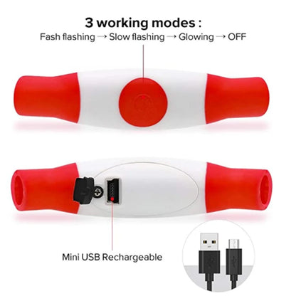 Collier de chien lumineux Led, collier de chargement USB, clignotant, bricolage, sécurité lumineuse, Anti-perte, collier pour chiens et chats, accessoires et fournitures