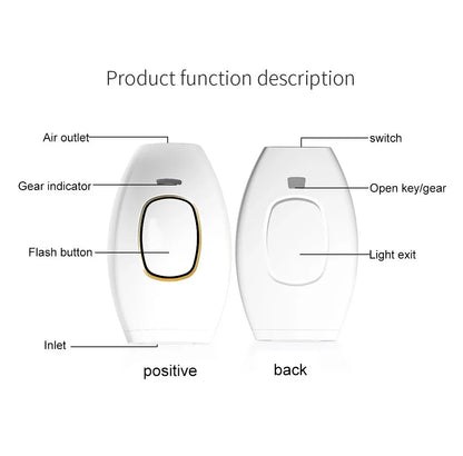 Appareil de beauté pour le rajeunissement de la peau aux photons et l'élimination des marques pour l'utilisation à domicile, rasoir pour l'épilation des poils de bikini