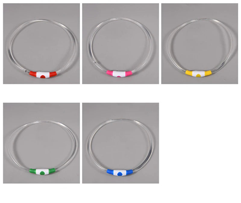 Collier de chien lumineux Led, collier de chargement USB, clignotant, bricolage, sécurité lumineuse, Anti-perte, collier pour chiens et chats, accessoires et fournitures