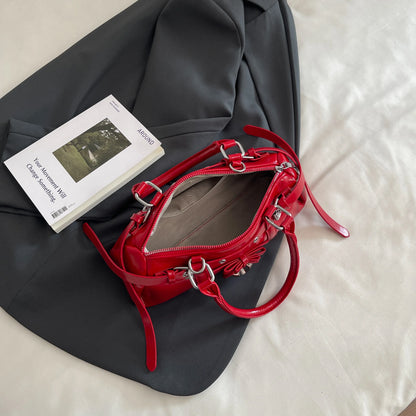 Nouveau en 2025 sacs à main de créateur Style français mode femme sacs mignon sac à main en cuir PU coeur rouge sacs fourre-tout décontractés paquets de dame