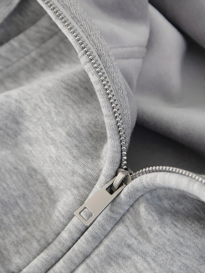 Women Tracksuits Winter Fleece Sweatsuit Brown Warm Crop Zipper Hoodies And Sweatpants Set For Women 2 Piece Velvet Pants Sets
