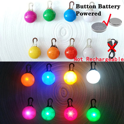 Collier de chien lumineux avec chargeur Usb, avec pendentif, lumière Led de luxe détachable, lumineux pour petits chiens et chats, collier de sécurité de nuit, vente en gros