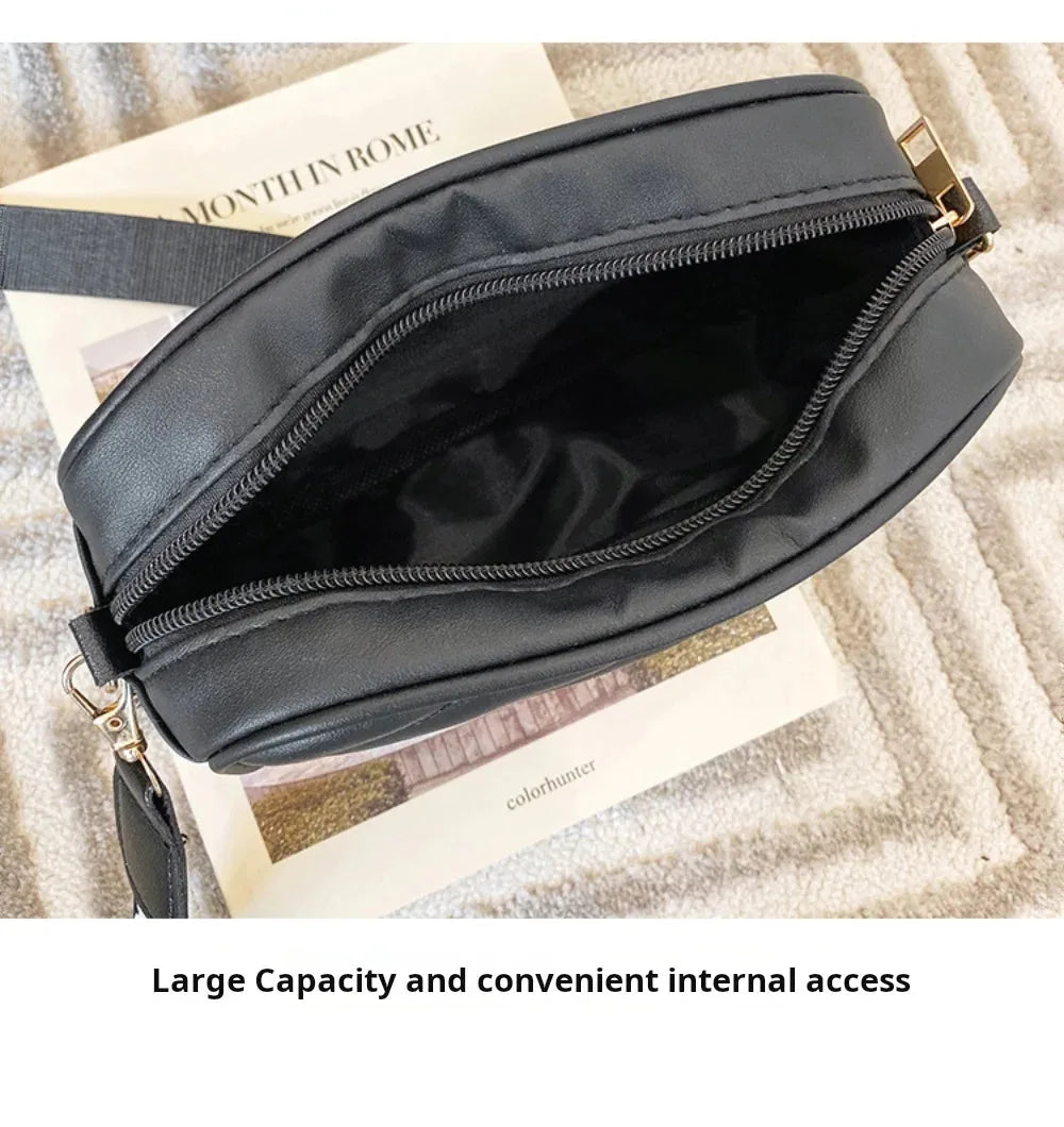 Sac à bandoulière en PU pour femmes, sac à bandoulière pour appareil photo, sac pour téléphone portable, sac à bandoulière décontracté de bonne qualité