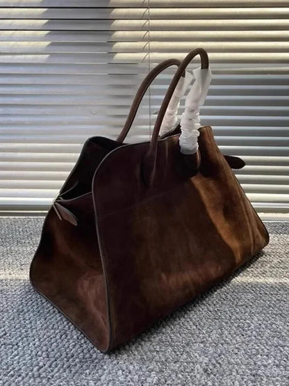 Ladies Large Capacity Commuter Tote Bag Trendy Design Vintage Handbag Fashionable Shoulder Bag for Women Practical Accessory