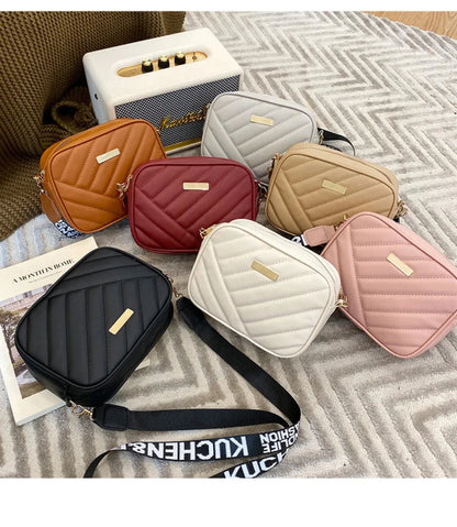 Sac à bandoulière en PU pour femmes, sac à bandoulière pour appareil photo, sac pour téléphone portable, sac à bandoulière décontracté de bonne qualité