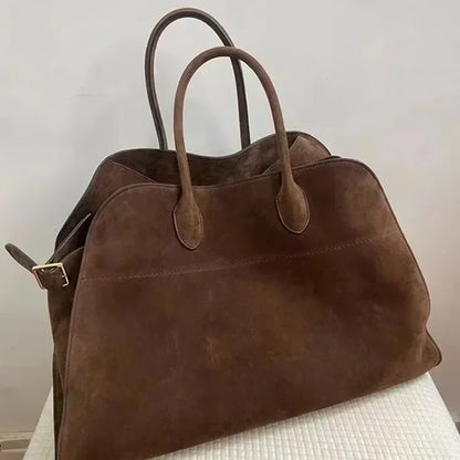 Ladies Large Capacity Commuter Tote Bag Trendy Design Vintage Handbag Fashionable Shoulder Bag for Women Practical Accessory