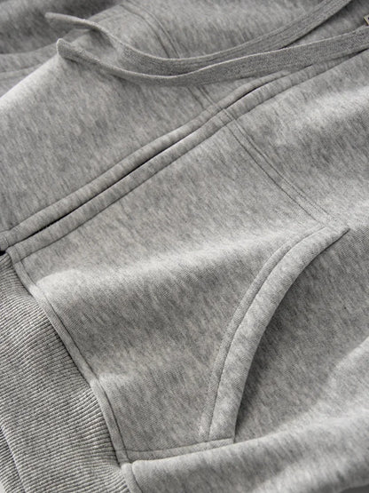 Women Tracksuits Winter Fleece Sweatsuit Brown Warm Crop Zipper Hoodies And Sweatpants Set For Women 2 Piece Velvet Pants Sets