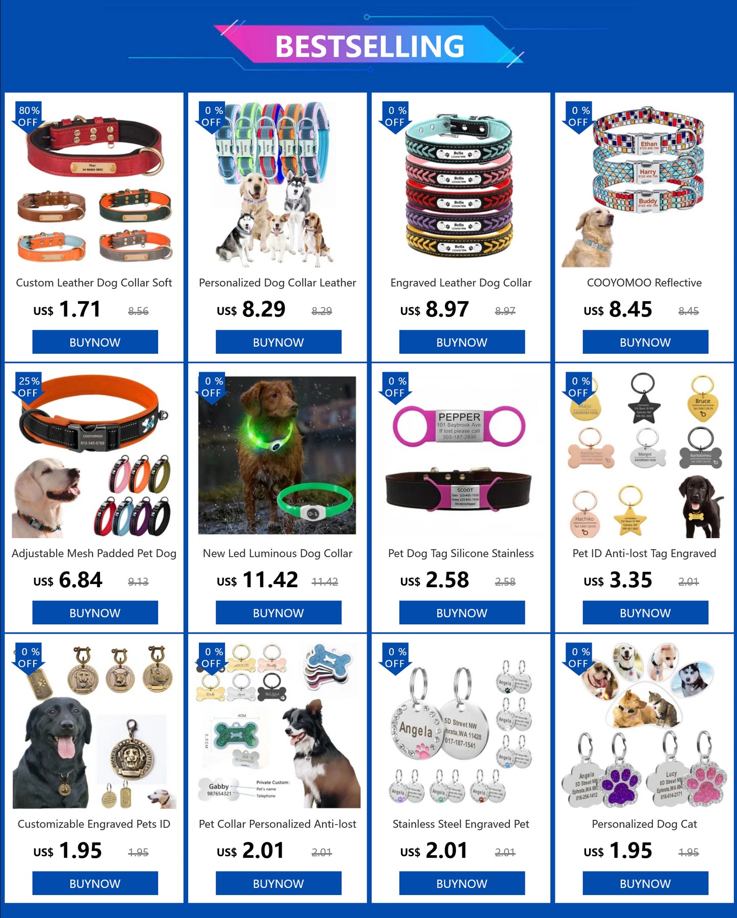 Collier de chien lumineux avec chargeur Usb, avec pendentif, lumière Led de luxe détachable, lumineux pour petits chiens et chats, collier de sécurité de nuit, vente en gros