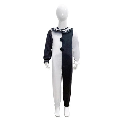 Terrifier fille Costume robe squelette enfant Cosplay effrayant horreur body combinaison Art le Clown Joker Halloween Costume masque Costume