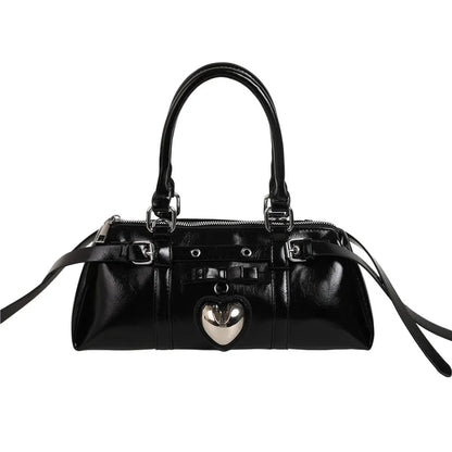 Nouveau en 2025 sacs à main de créateur Style français mode femme sacs mignon sac à main en cuir PU coeur rouge sacs fourre-tout décontractés paquets de dame