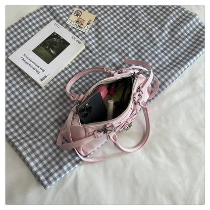 Nouveau en 2025 sacs à main de créateur Style français mode femme sacs mignon sac à main en cuir PU coeur rouge sacs fourre-tout décontractés paquets de dame