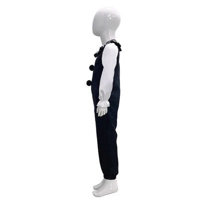 Terrifier fille Costume robe squelette enfant Cosplay effrayant horreur body combinaison Art le Clown Joker Halloween Costume masque Costume